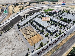 1413 Moffat Blvd, Manteca, CA - AERIAL  map view