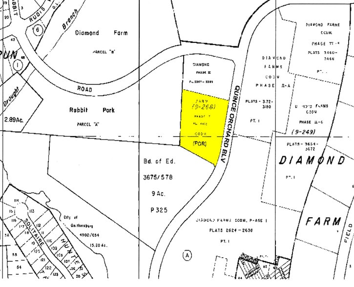 845 Quince Orchard Blvd, Gaithersburg, MD for lease - Plat Map - Image 2 of 13