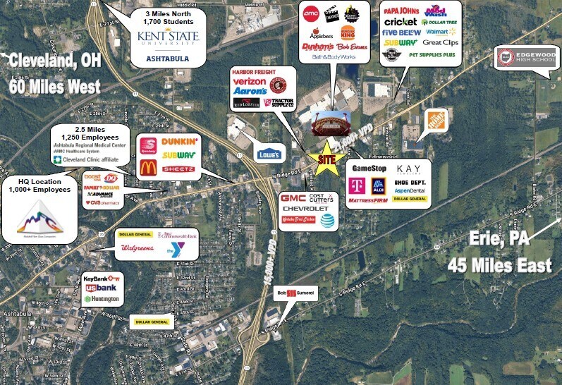 3112 N Ridge Rd E, Ashtabula, OH à vendre - Photo du bâtiment - Image 2 de 7