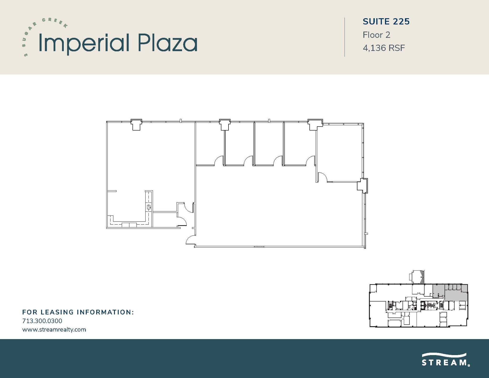 3 Sugar Creek Center Blvd, Sugar Land, TX à louer Plan d’étage- Image 1 de 1