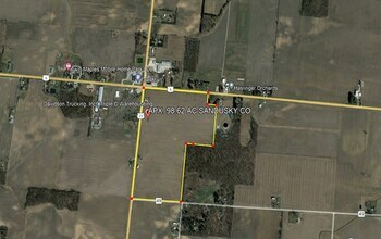 12980 N. FOSTORIA RD., Bradner, OH - AERIAL map view
