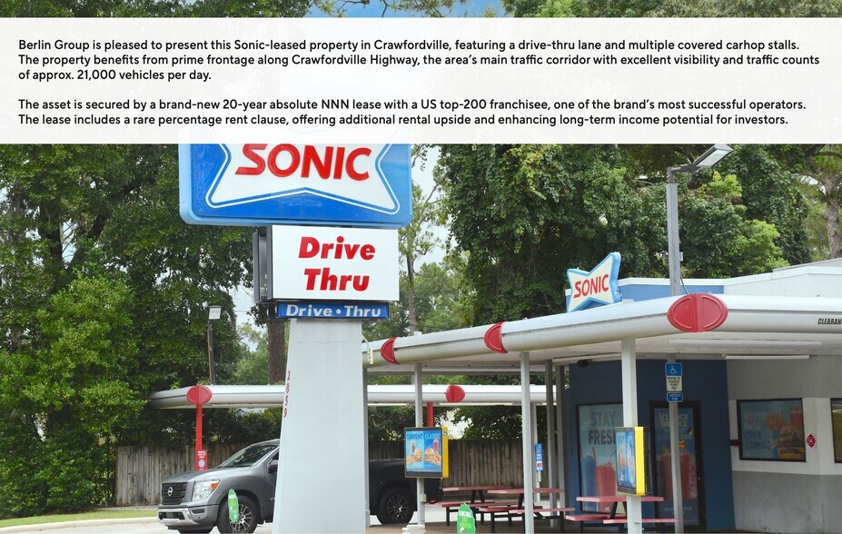 2859 Crawfordville Hwy, Crawfordville, FL à vendre - Photo du bâtiment - Image 2 de 6