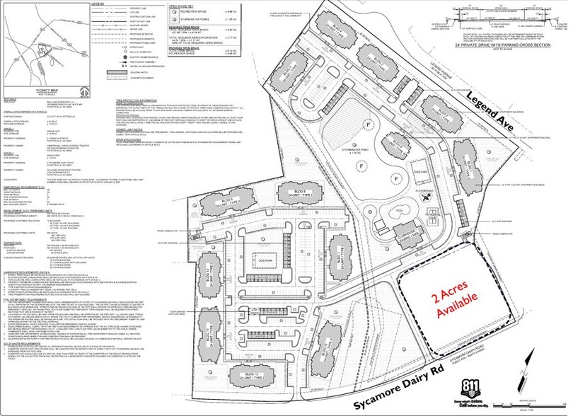 Sycamore Dairy Rd, Fayetteville, NC for sale - Site Plan - Image 2 of 4