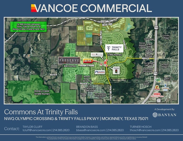Commons At Trinity Falls, McKinney, TX for lease - Building Photo - Image 1 of 6