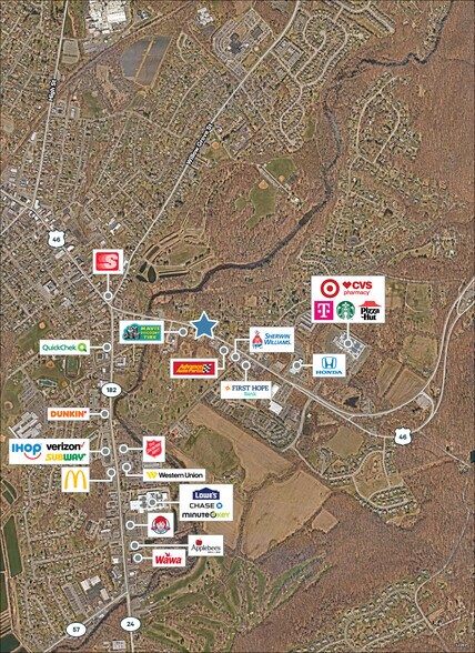 8 Route 46, Hackettstown, NJ à louer - Aérien - Image 2 de 2