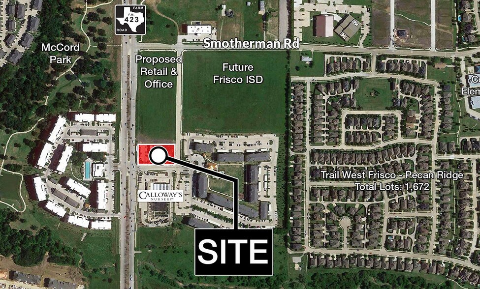 1911 FM 423, Little Elm, TX à louer - Aérien - Image 2 de 13