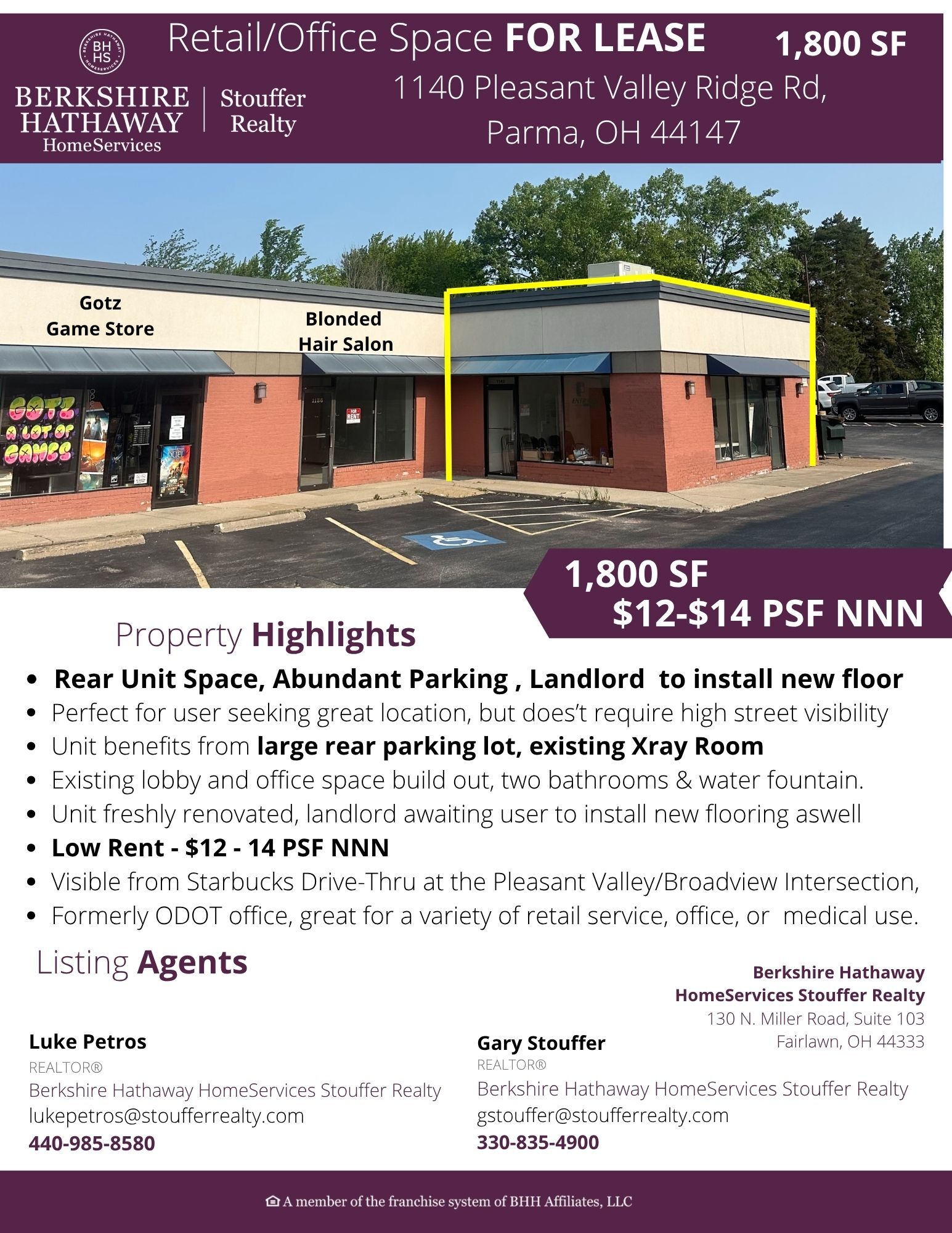 1120-1144 W Pleasant Valley Rd, Parma, OH for lease Interior Photo- Image 1 of 54