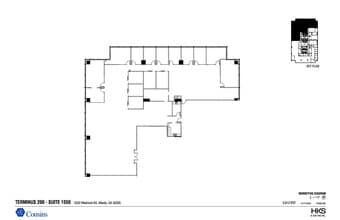 3280 Peachtree Rd, Atlanta, GA à louer Plan d’étage- Image 1 de 1