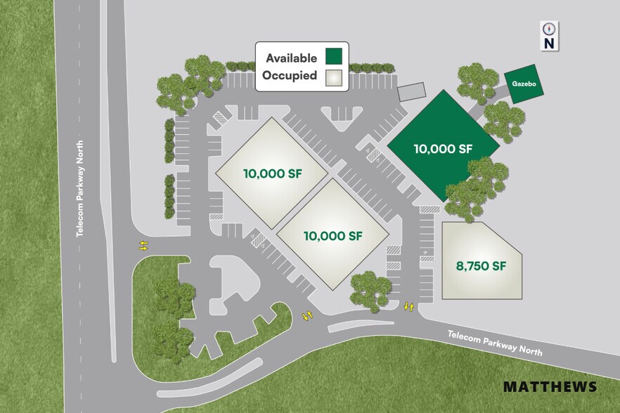 13075-13079 N Telecom Pky, Tampa, FL à louer - Photo du bâtiment - Image 3 de 7