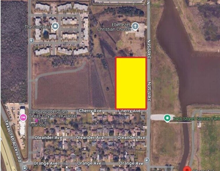 3400 Cherry Ave, Texas City, TX à vendre - Aérien - Image 2 de 2