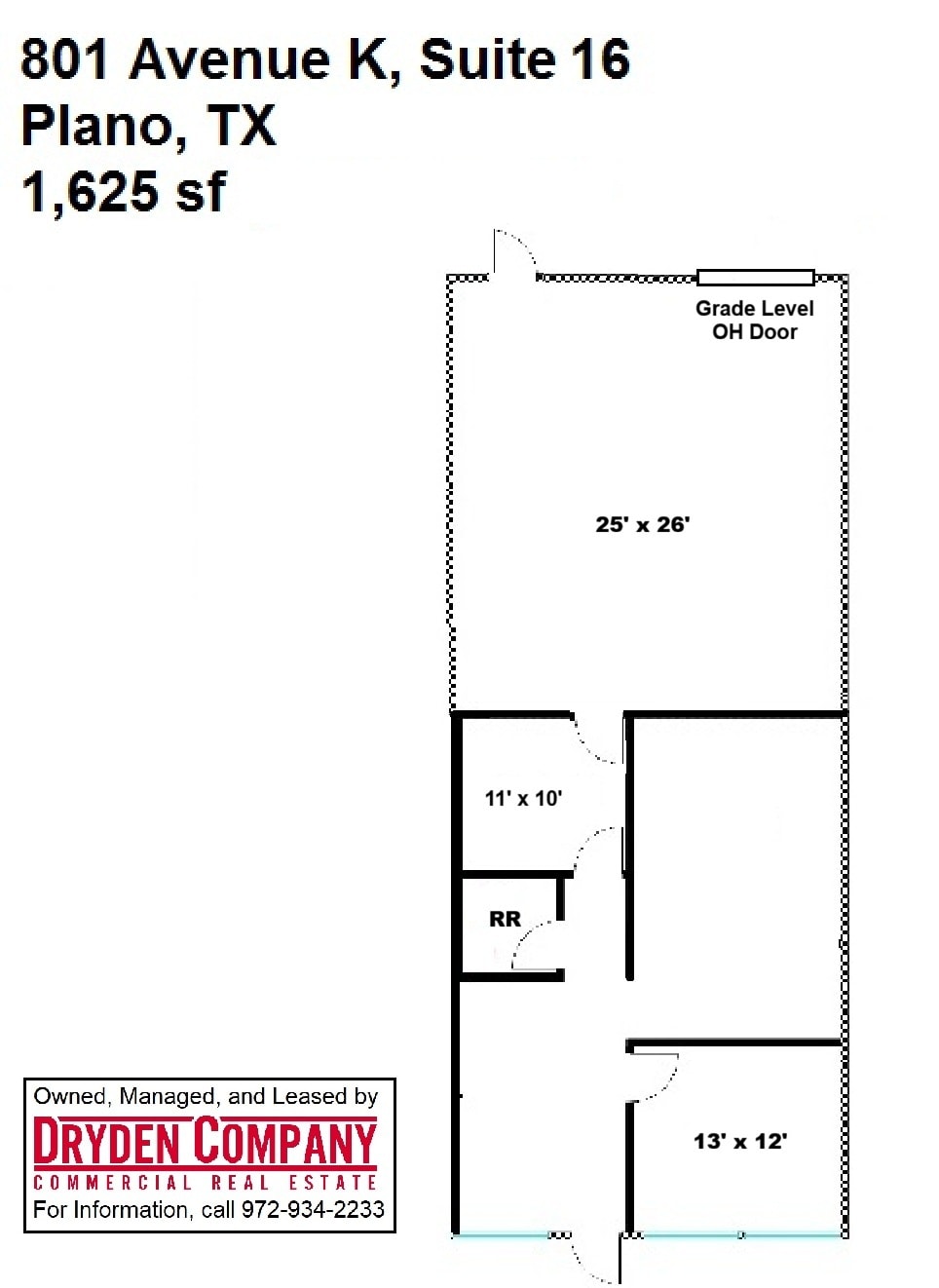 801 K Ave, Plano, TX for lease Floor Plan- Image 1 of 1