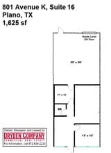 801 K Ave, Plano, TX for lease Floor Plan- Image 1 of 1