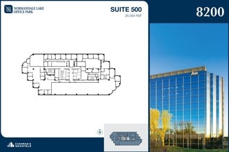 8000-8500 Normandale Lake Blvd, Bloomington, MN for lease Floor Plan- Image 1 of 2