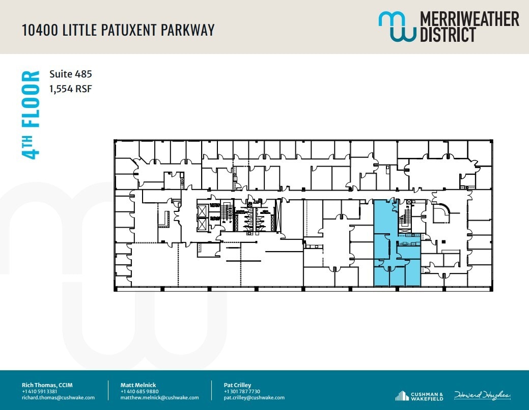10480 Little Patuxent Pky, Columbia, MD for lease Floor Plan- Image 1 of 1