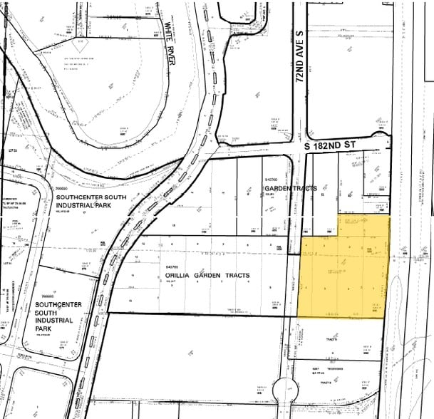 18404 72nd Ave S, Kent, WA à louer - Plan cadastral - Image 2 de 8