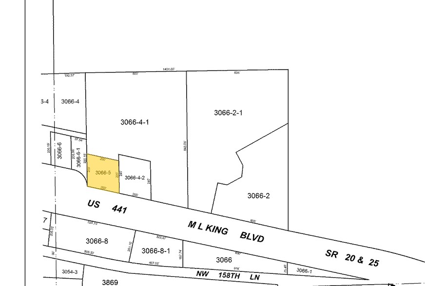 15947 NW US 441, Alachua, FL à louer - Plan cadastral - Image 3 de 4