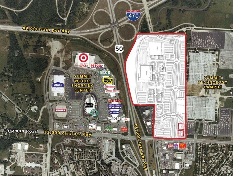 651-659 NE Blue Pky, Lee's Summit, MO à louer - Photo du bâtiment - Image 2 de 6