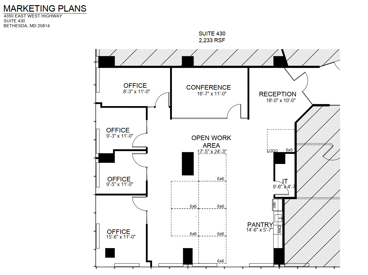 4340 East-West Hwy, Bethesda, MD for lease Floor Plan- Image 1 of 1