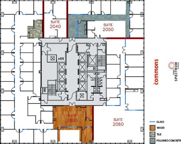 400 Spectrum Center Dr, Irvine, CA à louer Plan d’étage- Image 1 de 1