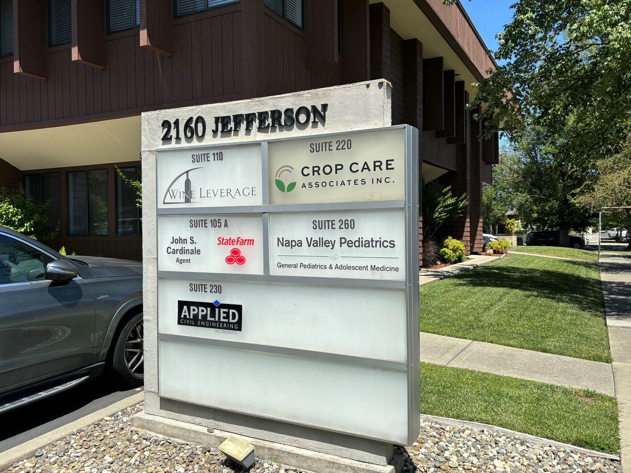 2160 Jefferson St, Napa, CA for lease Building Photo- Image 1 of 3