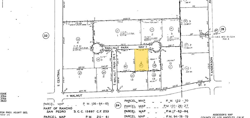 1360 W Walnut Pky, Compton, CA for lease - Plat Map - Image 2 of 2
