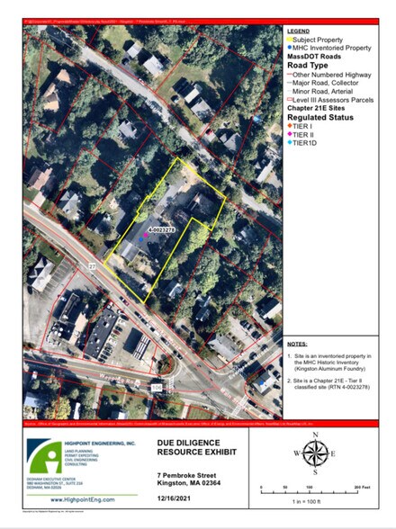 7 Pembroke St, Kingston, MA for sale - Aerial - Image 3 of 3