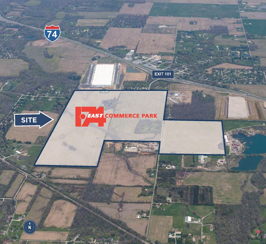 I-74 East Commerce Park 4, Indianapolis, IN for lease Aerial- Image 1 of 3