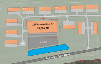 185 Innovation Dr, Statesville, NC à louer Plan de site- Image 1 de 3