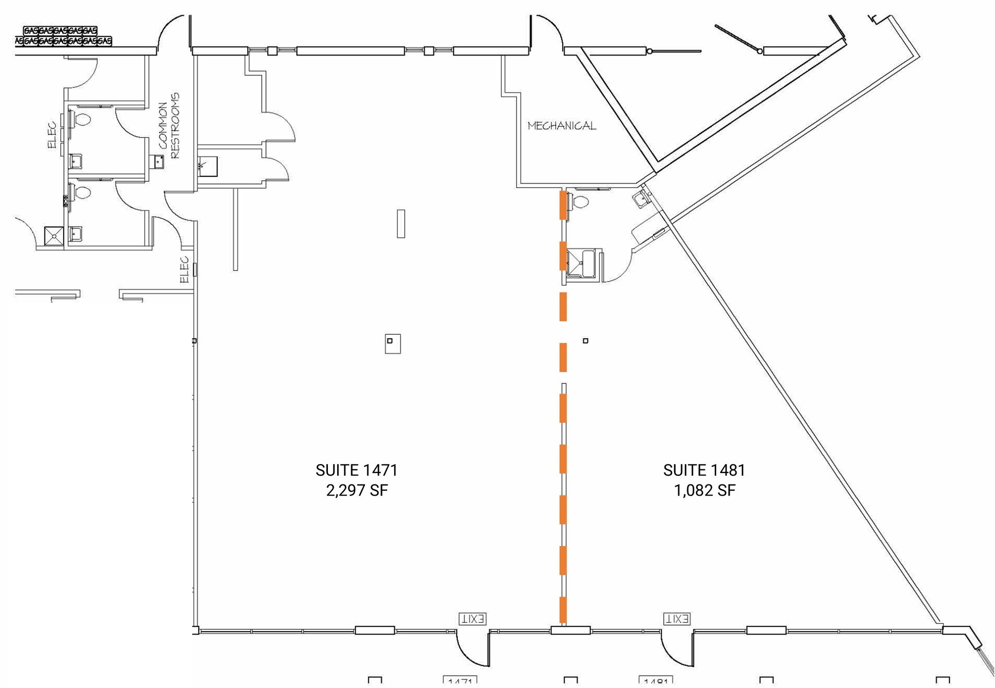 1401-1501 Stillwater Blvd, Stillwater, MN à louer Plan d’étage- Image 1 de 1