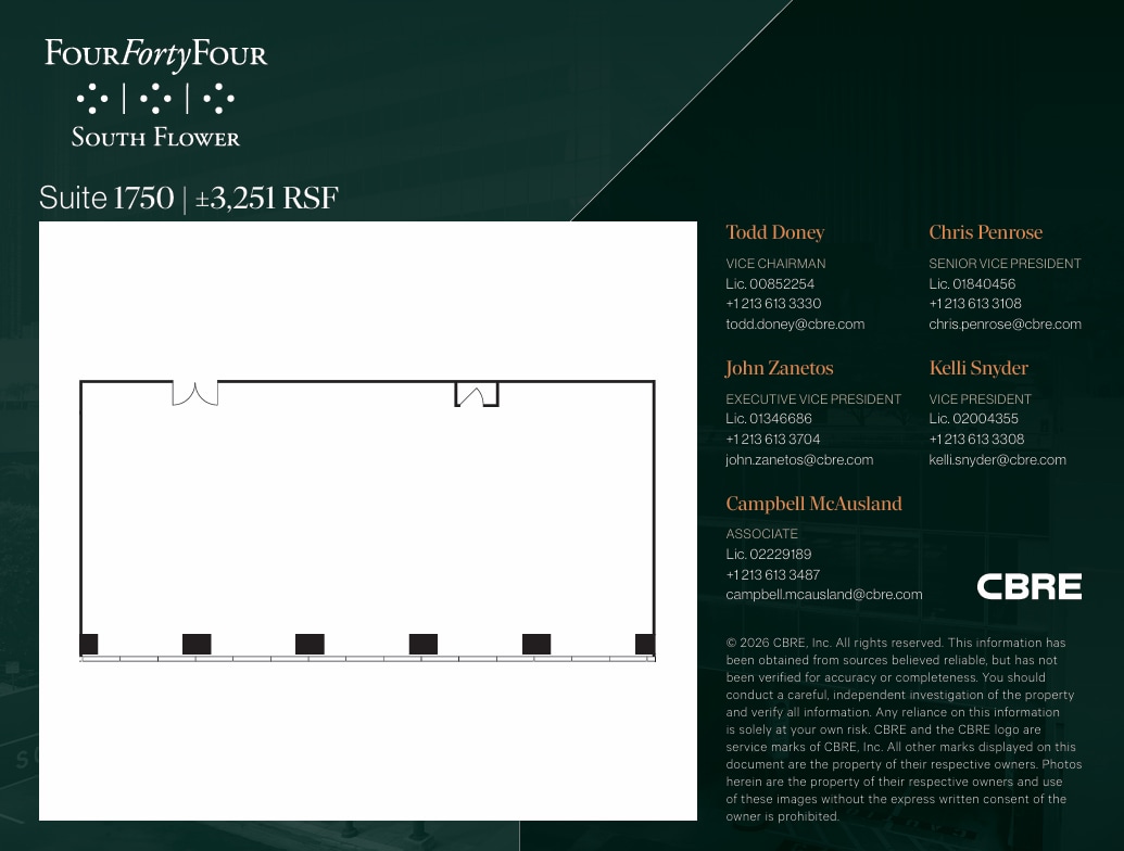 444 S Flower St, Los Angeles, CA for lease Floor Plan- Image 1 of 1