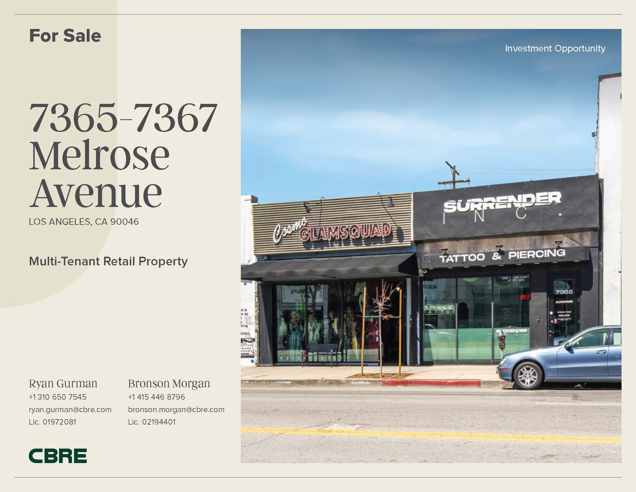 7365 Melrose Ave, Los Angeles, CA for sale Primary Photo- Image 1 of 12