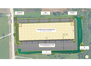 3600 Houbolt Rd, Joliet, IL for lease Site Plan- Image 2 of 4