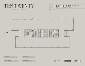 1020 Spring St, Atlanta, GA à louer Plan d’étage- Image 1 de 1