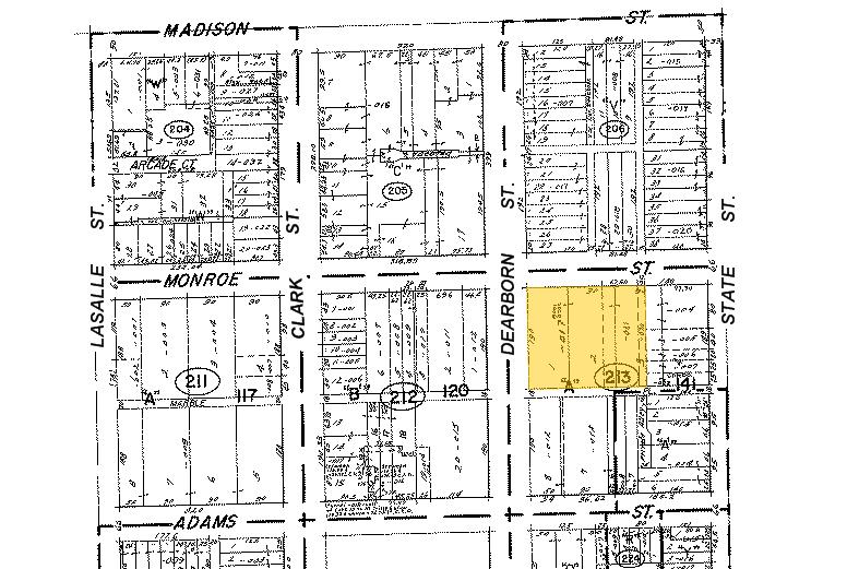 33 W Monroe St, Chicago, IL for lease - Plat Map - Image 2 of 8