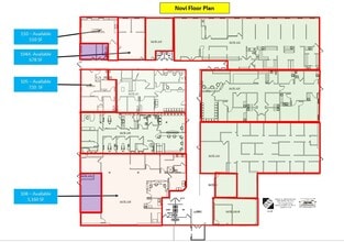 39500 W Ten Mile Rd, Novi, MI for lease Floor Plan- Image 1 of 1