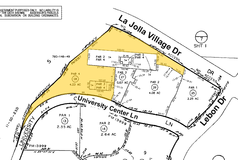 8910 University Center Ln, San Diego, CA à louer - Plan cadastral - Image 2 de 31