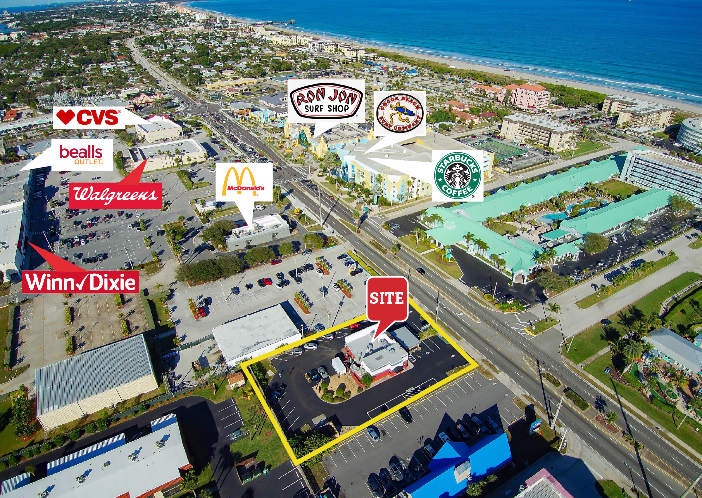 3850 N Atlantic Ave, Cocoa Beach, FL for sale Building Photo- Image 1 of 1