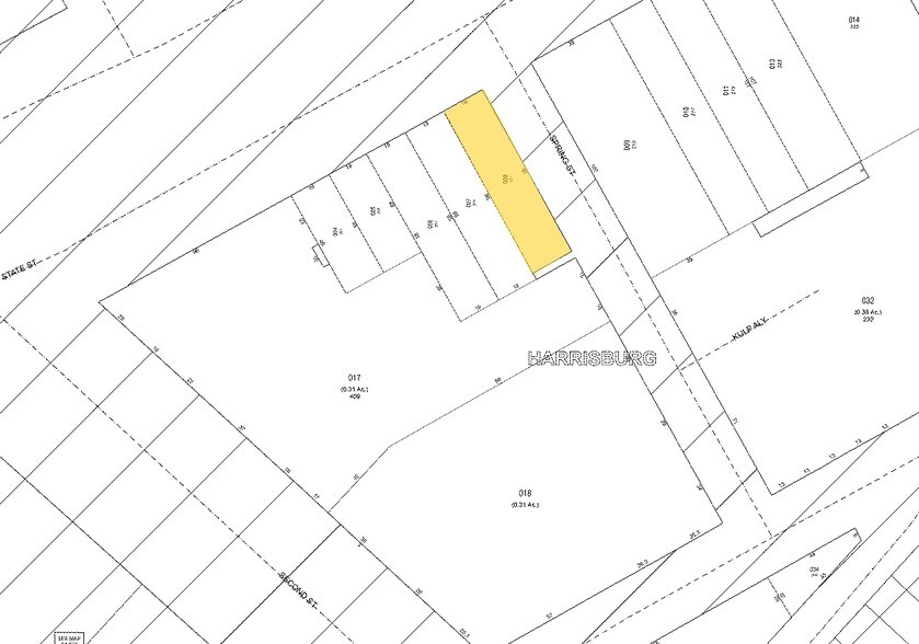 211 State St, Harrisburg, PA à louer - Plan cadastral - Image 2 de 6