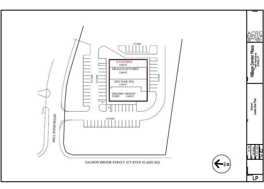 7 Mill Pond Ln, Granby, CT à louer Plan d’étage- Image 1 de 1