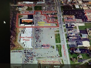 113-125 S Memorial Dr, New Castle, IN - AÉRIEN Vue de la carte - Image1