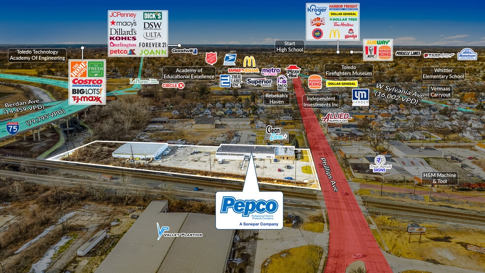 501 Phillips Ave, Toledo, OH à vendre - Photo du bâtiment - Image 3 de 5