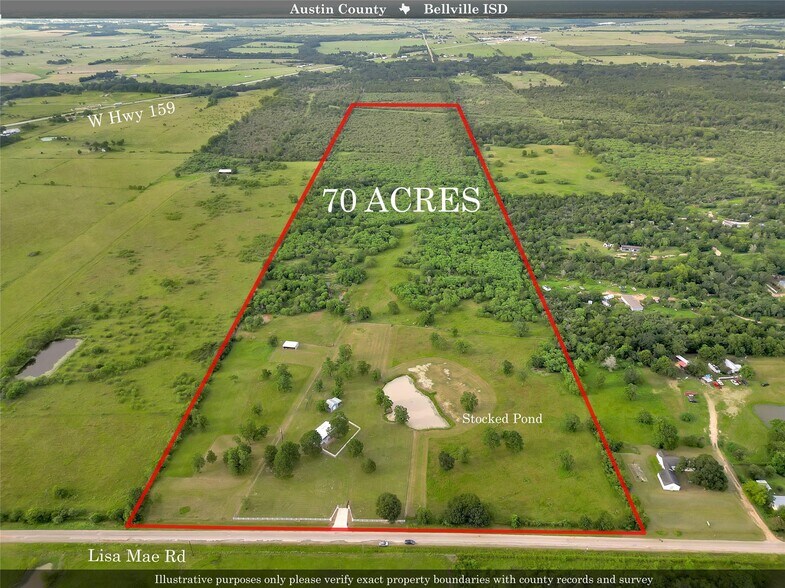 868 Lisa Mae rd, Bellville, TX à vendre - Photo du bâtiment - Image 2 de 52