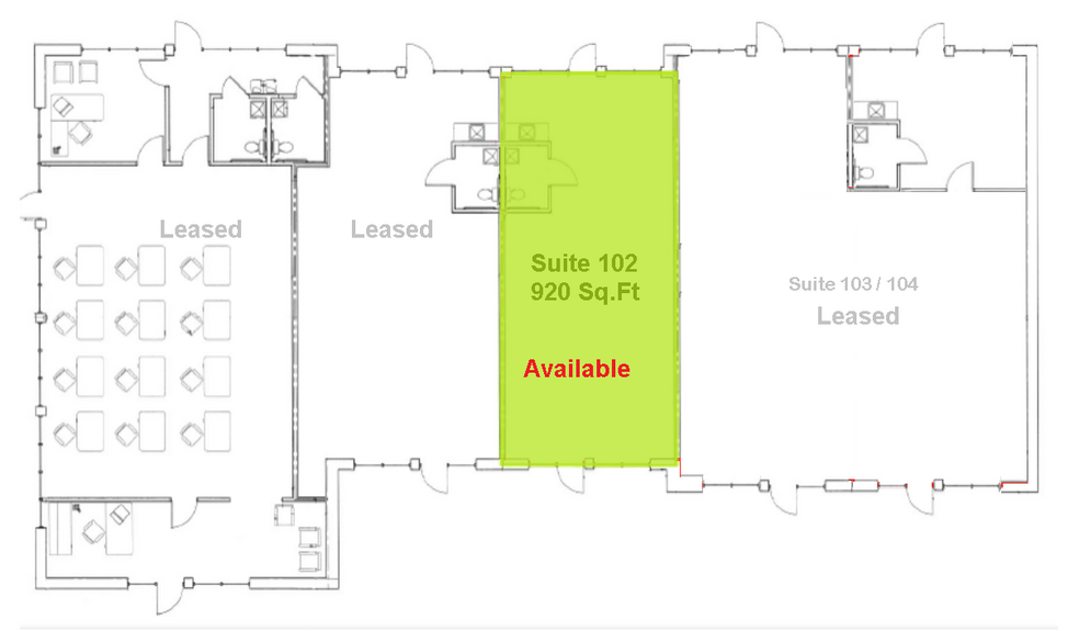 101 Morrisville Square Way, Morrisville, NC for lease - Floor Plan - Image 2 of 14