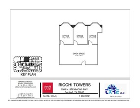 8585 N Stemmons Fwy, Dallas, TX à louer Plan d  tage- Image 1 de 1