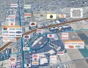1232 S Castle Dome Ave, Yuma, AZ - Aerial map view