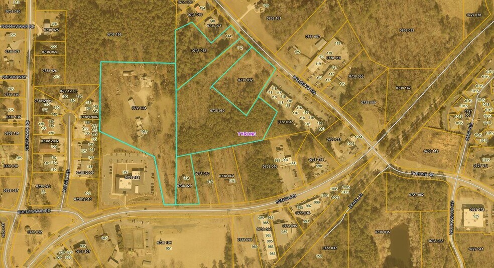 Tyrone Town Center Assemblage 17.4 AC portefeuille de 1 propriétés à vendre sur LoopNet.ca - Aérien - Image 2 de 2