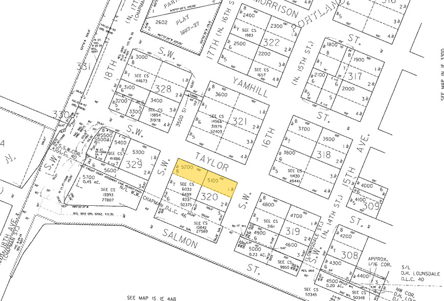 1620 SW Taylor St, Portland, OR à louer - Plan cadastral - Image 2 de 12