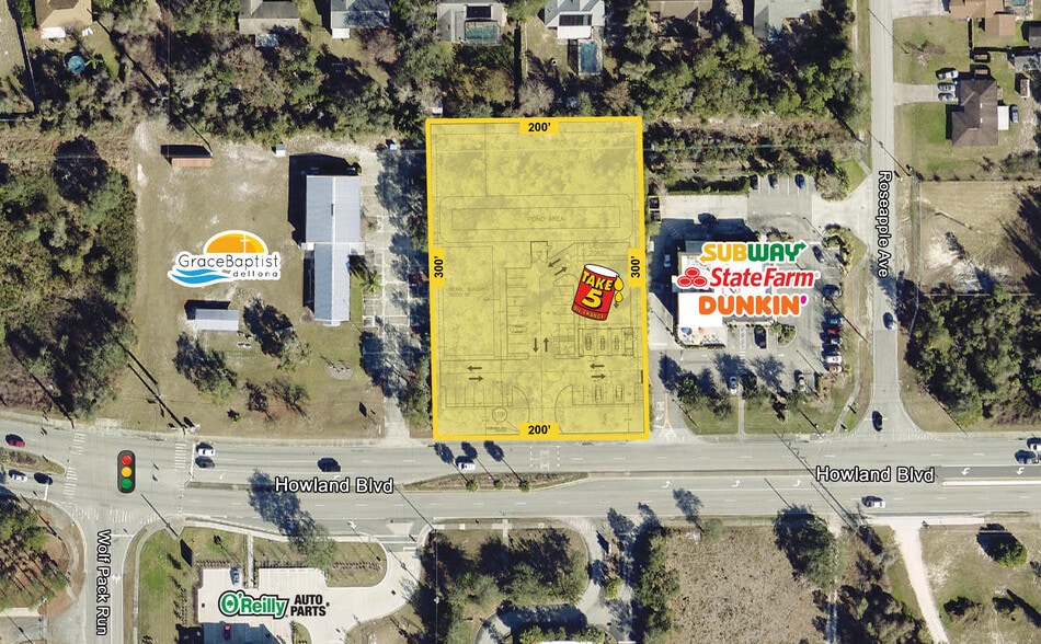 3150 Howland Blvd, Deltona, FL for sale - Aerial - Image 1 of 1
