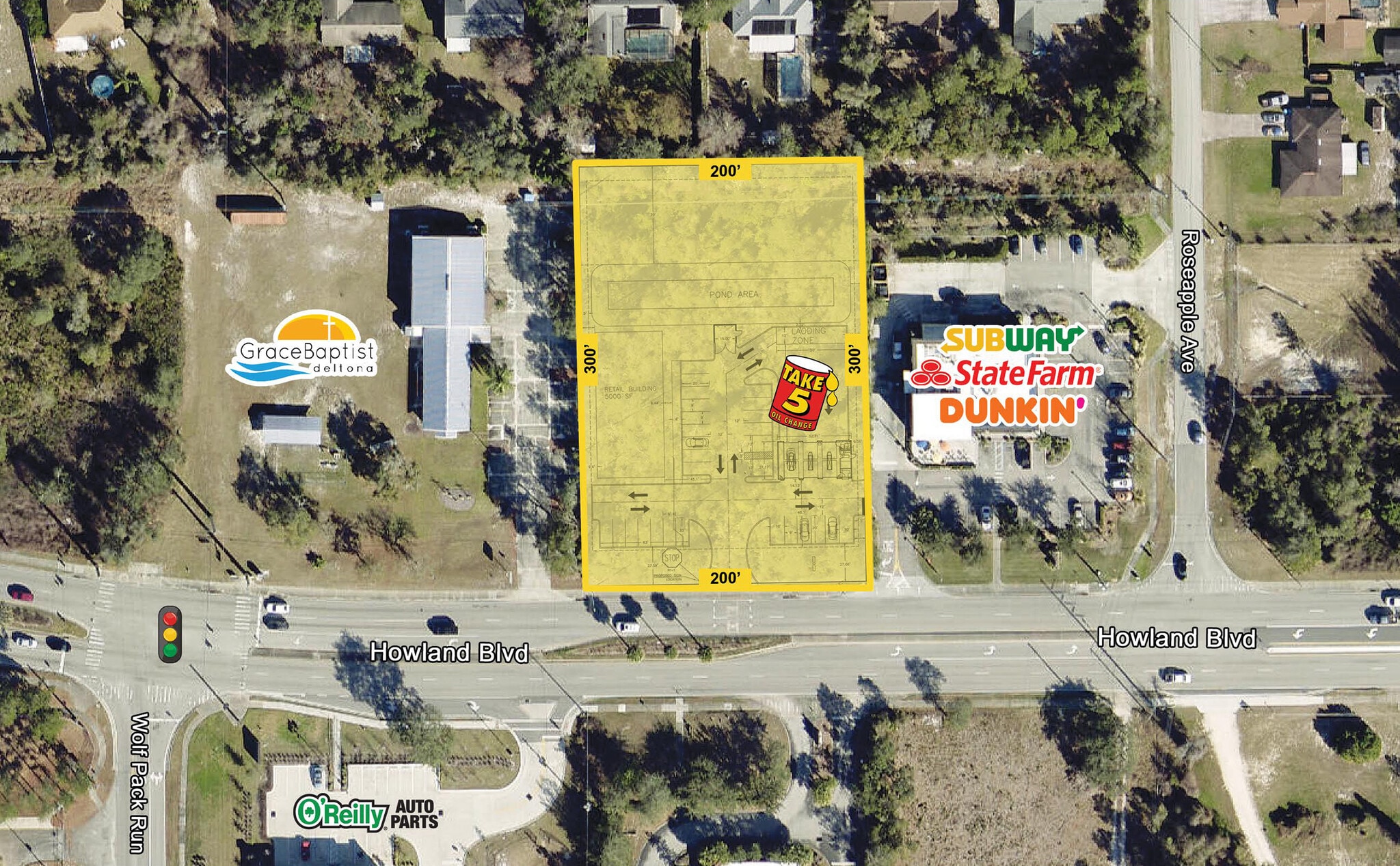 3150 Howland Blvd, Deltona, FL à vendre Aérien- Image 1 de 2