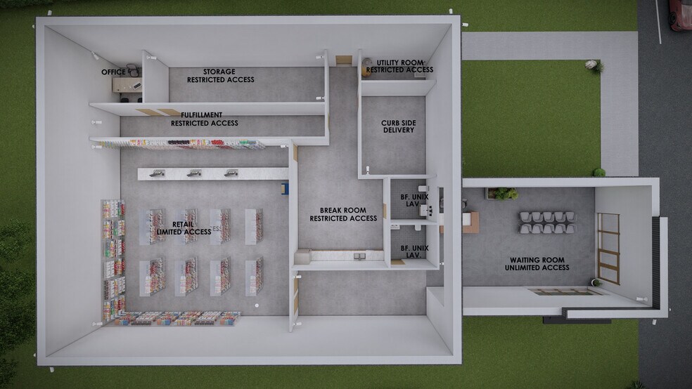 12454 Dixie Hwy, Birch Run, MI à vendre - Plan d’étage type - Image 3 de 12